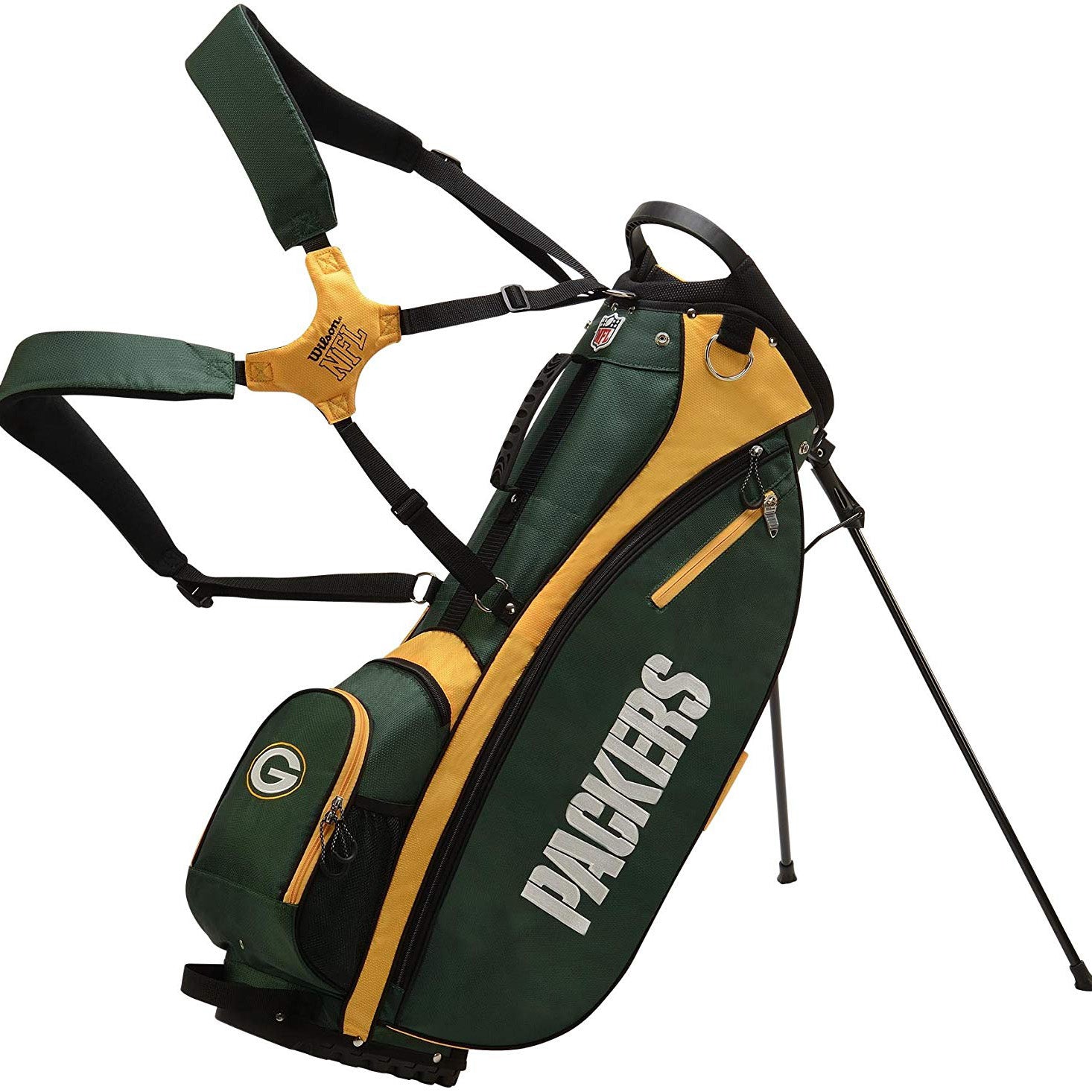 Wilson 2018 NFL Full Size Golf Club Bag Green Bay Packers(CertifiedRefurbished)