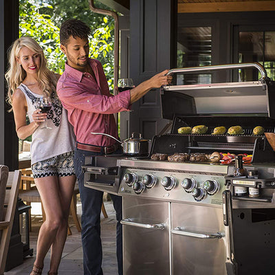 Broil King 5 Burner Regal S590 Pro Liquid Propane Grill, Stainless Steel (Used)