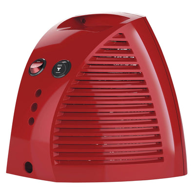 Vornado 750 Watt 2-Speed Vortex Small Personal Fan Space Heater, Red (Open Box)