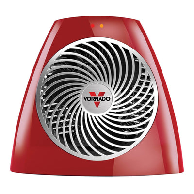 Vornado 750 Watt 2-Speed Vortex Small Personal Fan Space Heater, Red (Open Box)