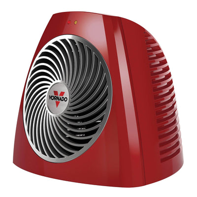 Vornado 750 Watt 2-Speed Vortex Small Personal Fan Space Heater, Red (Open Box)