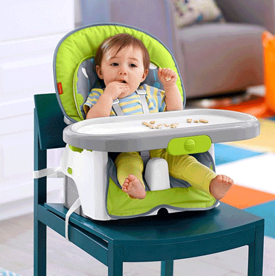 Fisher Price 4-in-1 Total Clean Baby Toddler Folding High Chair (Open Box)