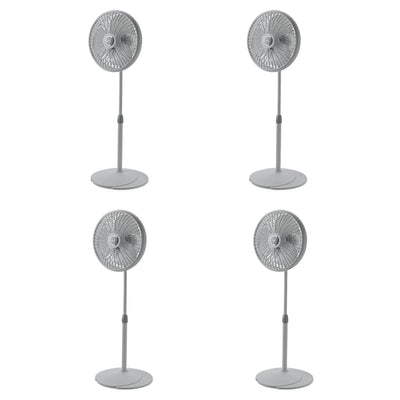 Lasko 16 Inch 3 Speed Adjustable Oscillating Performance Pedestal Fan, 4 Pack