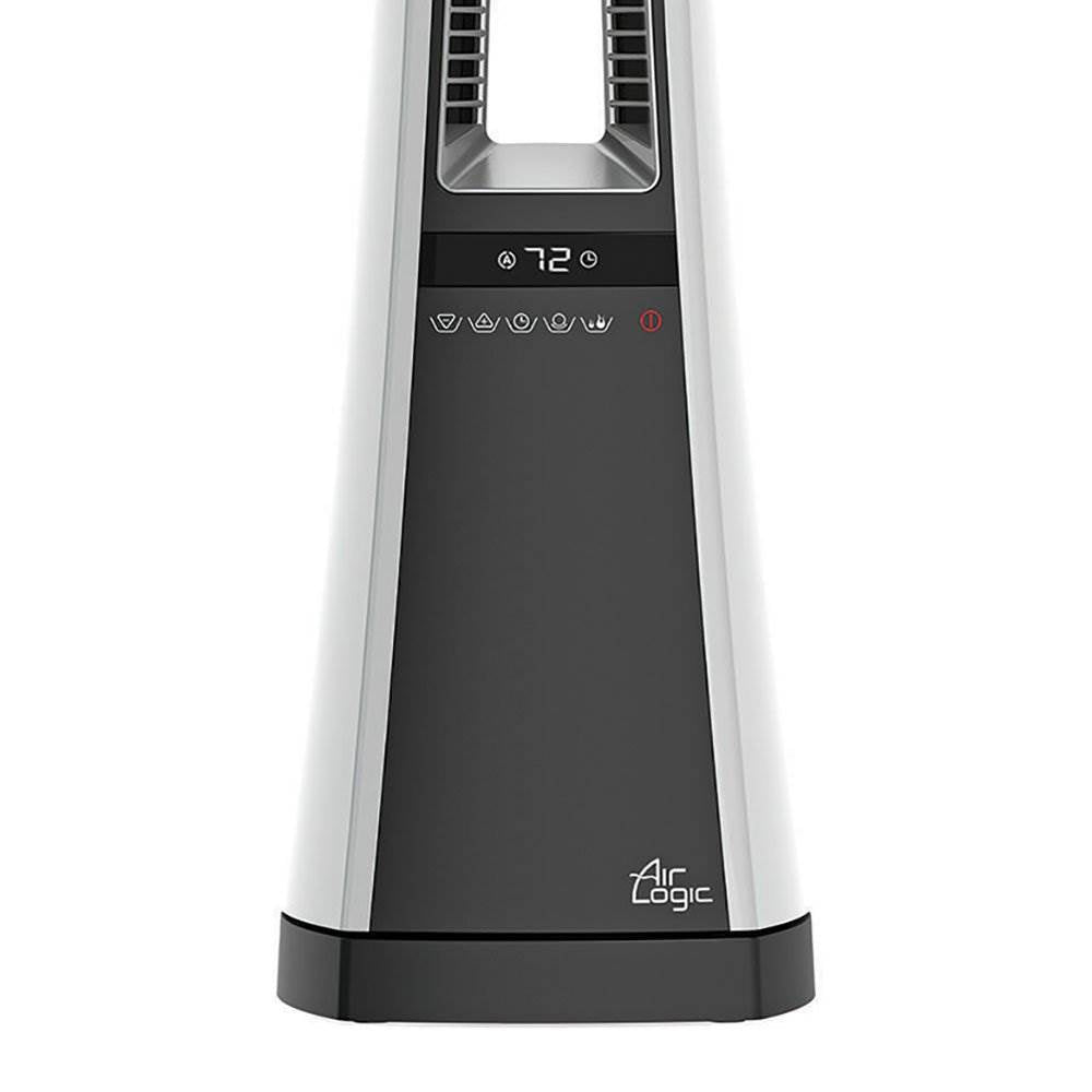 Lasko 1500W Air Logic Bladeless Electric Tower Space Heater with Remote (4 Pack)