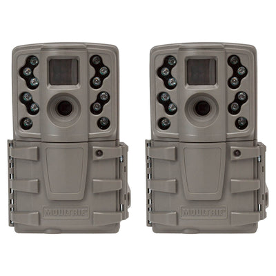 Moultrie A20 12MP Long Range Low Glow Infrared Hunting Game Trail Camera, 2 Pack