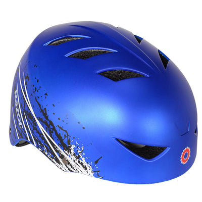 Razor Ambush Child Adjustable Bike Cycling Skateboard Helmet, Blue (Open Box)