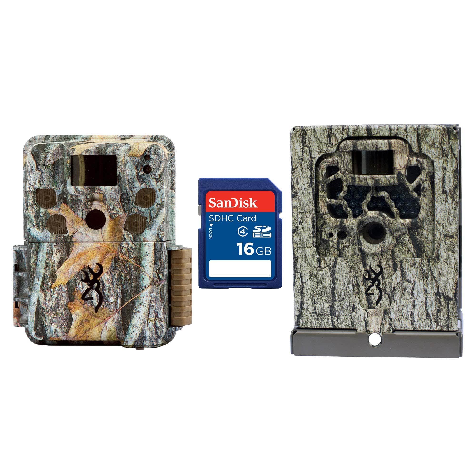 Browning Trail Cameras Strike Force Pro HD Game Camera w/ Security Box & SD Card
