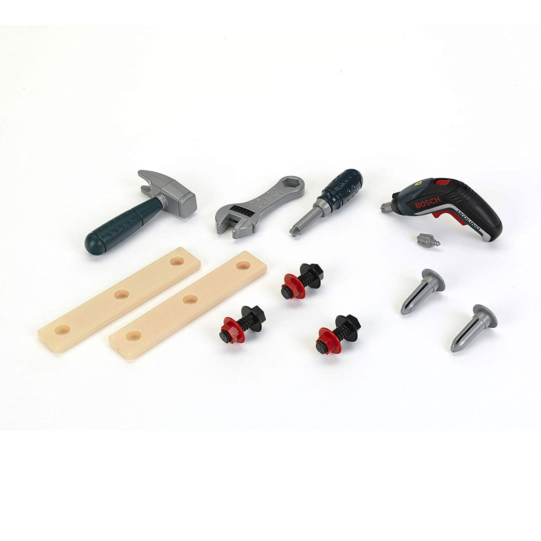 Theo Klein Bosch Premium Toy Car Repair Kit with Ixolino Drill, Kids Ages 3 & Up