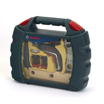 Theo Klein Bosch Toy Toolbox with Ixolino Drill for Kids Ages 3 and Up(Open Box) - VMInnovations
