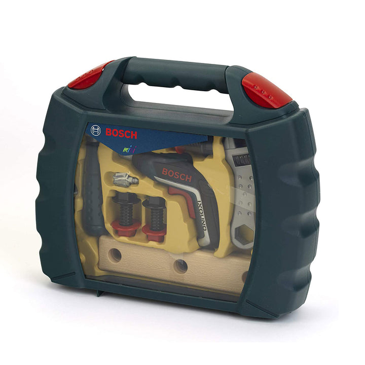 Theo Klein Bosch Premium Toy Car Repair Kit with Ixolino Drill, Kids Ages 3 & Up