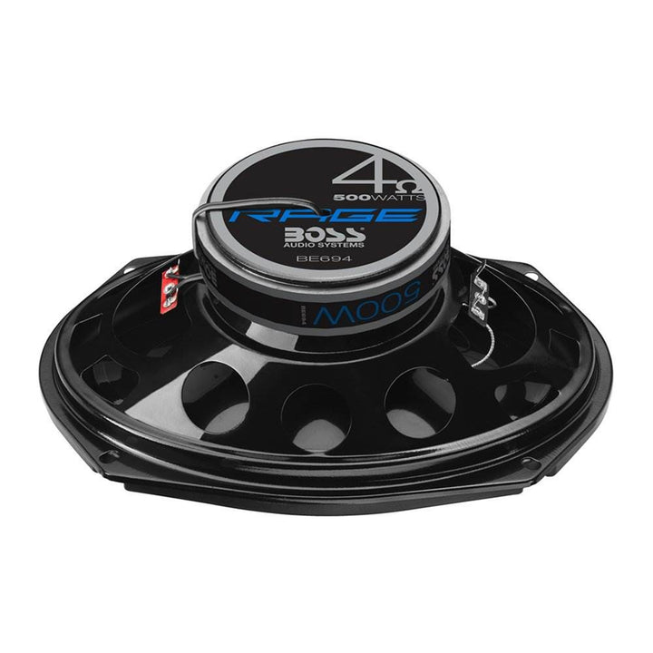 Boss BE694 Rage 6x9" 4 Way 500W Full Range Mobile Speakers (4 Pack)