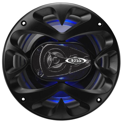 Boss Rage 6" x 9" 4 Way 500W  Speakers Pair + Boss 6.5" 4 Way 300W Speakers Pair