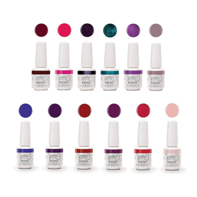 Gelish Mini 9mL Intergalactic Glam + Fearless & Fun Kung Fu Flair Gel Polish Set