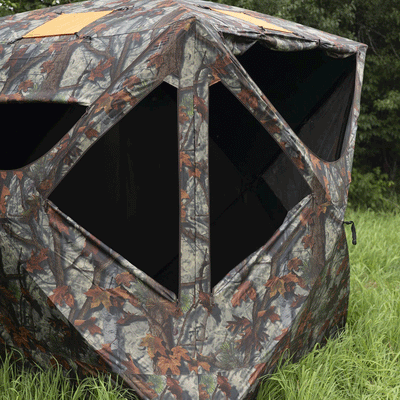 Barronett Blinds Tag Out Pop Up Hunting Blind, Bloodtrail Woodland (Open Box) - VMInnovations