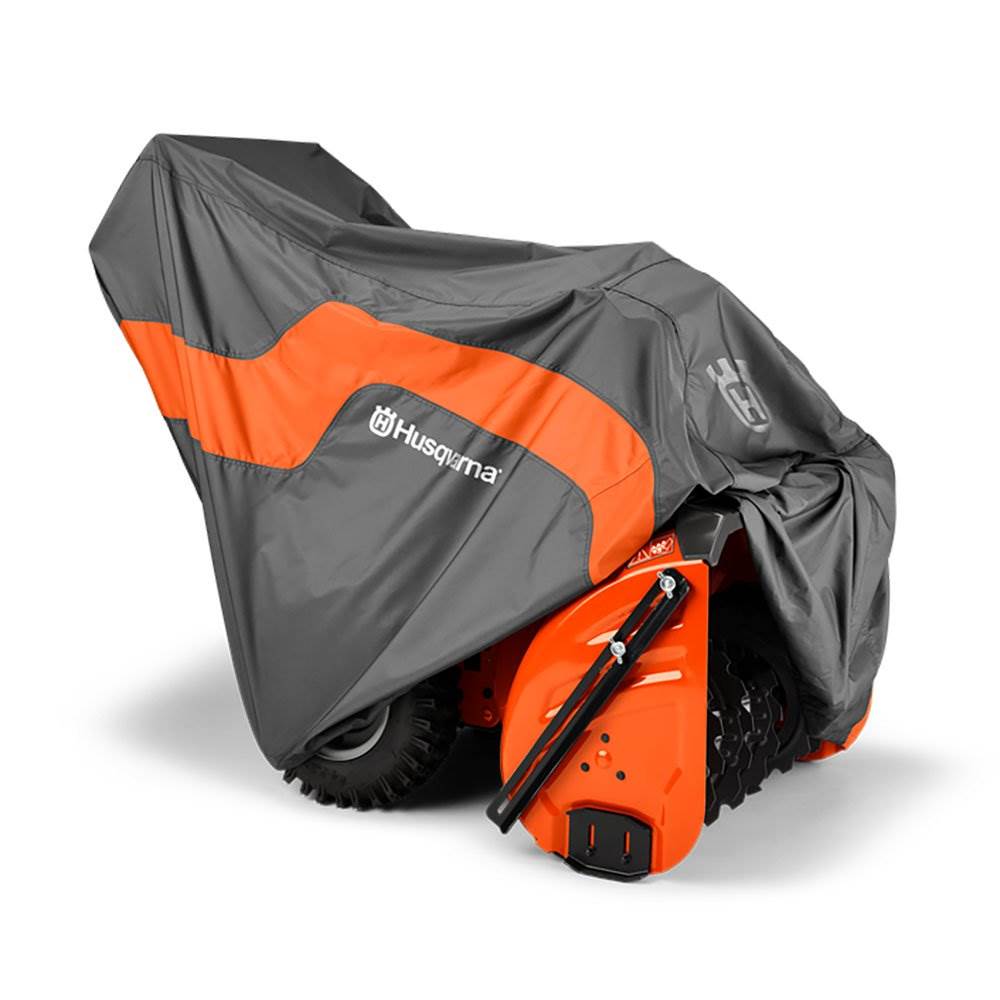 Husqvarna Snow Thrower Blower Protective Heavy Duty Tarp Cover, Gray (Used)
