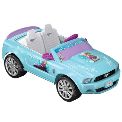 Fisher Price Power Wheels Disney Frozen Ford Mustang Electric Vehicle(For Parts)