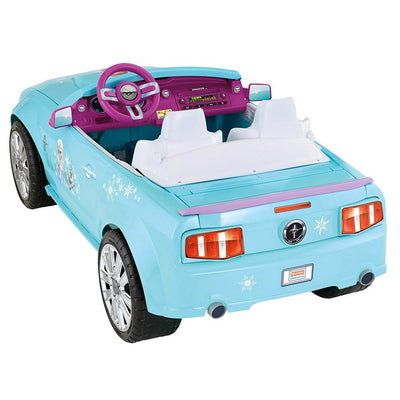 Fisher Price Power Wheels Disney Frozen Ford Mustang Electric Vehicle(For Parts)