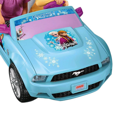 Fisher Price Power Wheels Disney Frozen Ford Mustang Electric Vehicle(For Parts)