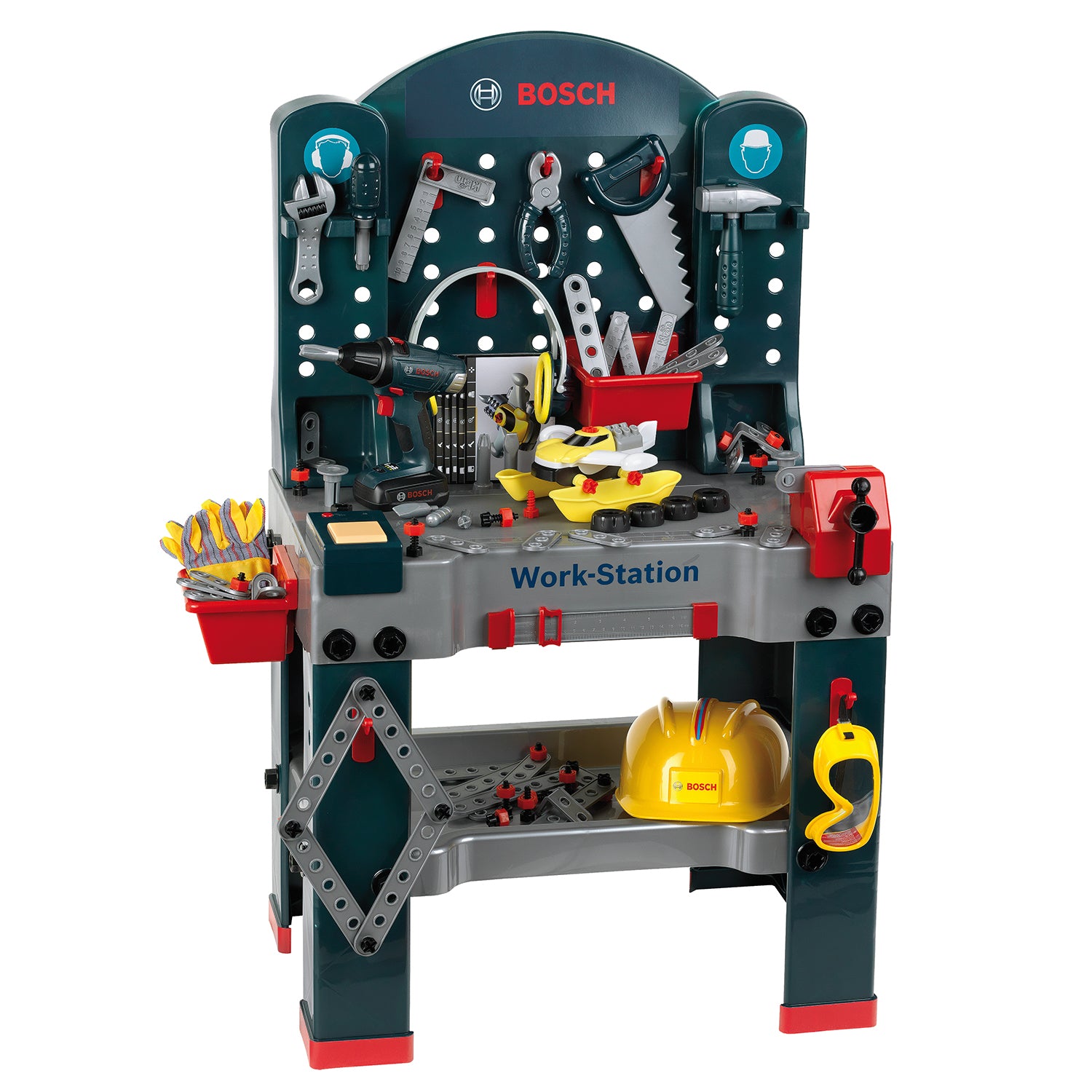 Theo Klein Bosch Jumbo Work Station Workbench Premium DIY Children's Toy Toolset - VMInnovations
