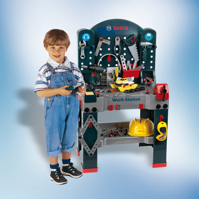 Theo Klein Bosch Work Station Workbench Premium DIY Children's Toy Toolset(Used)