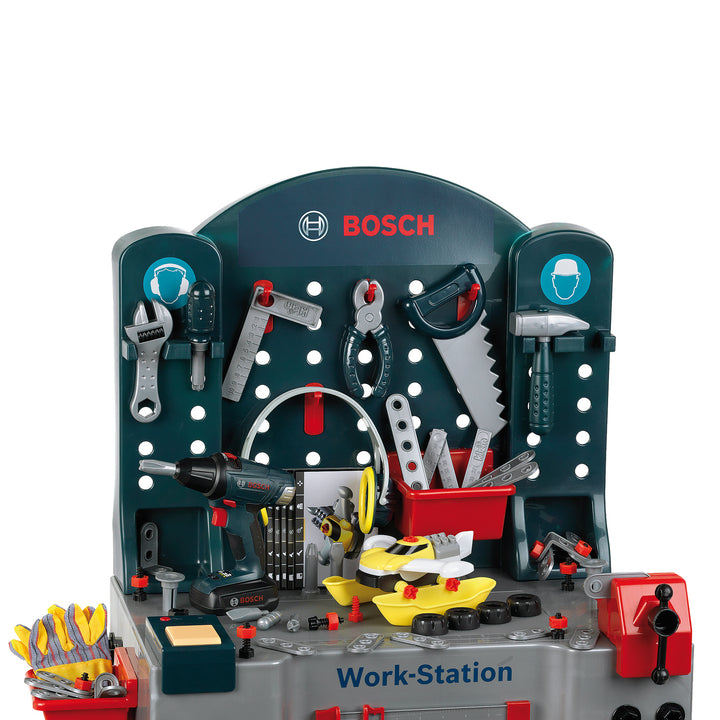 Theo Klein Bosch Jumbo Work Station Workbench Premium DIY Children's Toy Toolset