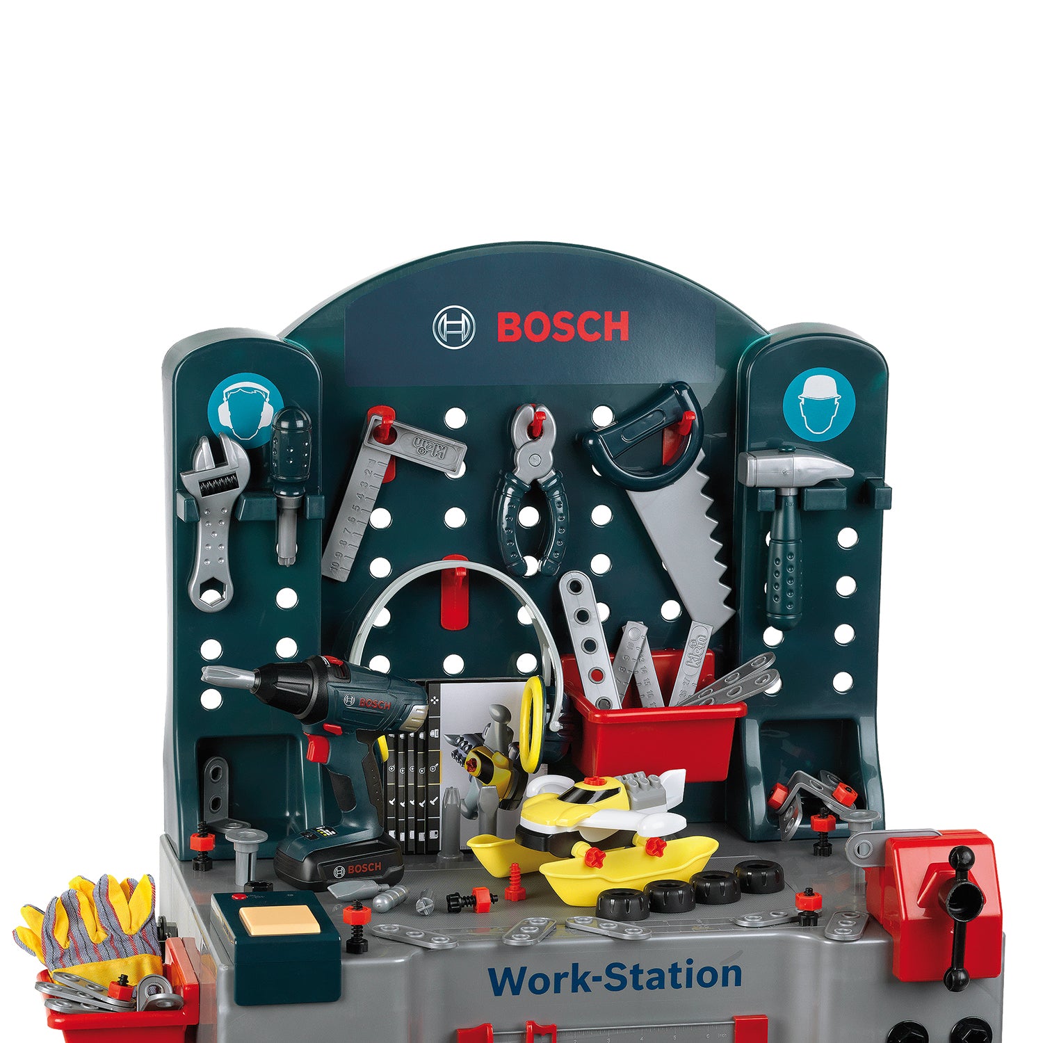 Theo Klein Bosch Work Station Workbench Premium DIY Children's Toy Toolset(Used) - VMInnovations