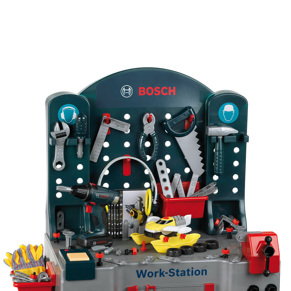 Theo Klein Bosch Work Station Workbench Premium DIY Children's Toy Toolset(Used) - VMInnovations