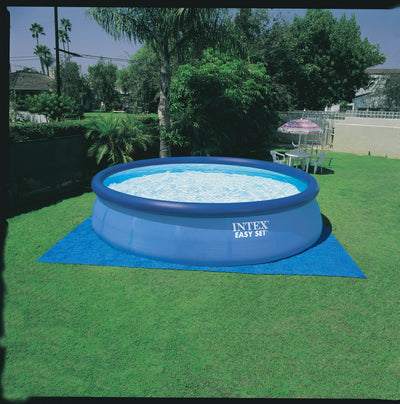 Intex 15ft x 48in Easy Swimming Pool Kit w/ GFCI Filter Pump 26167EH (Used)