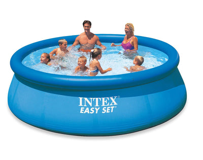 Intex 12ft x 30in Easy Set Above Ground Swimming Pool and Filter Cartridge Pump - VMInnovations