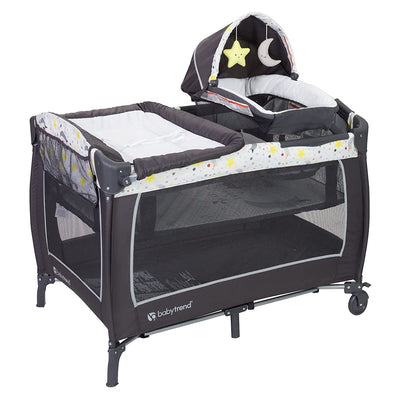 Baby Trend Lil Snooze Deluxe 2 Nursery Center with Changing Table, Twinkle Moon