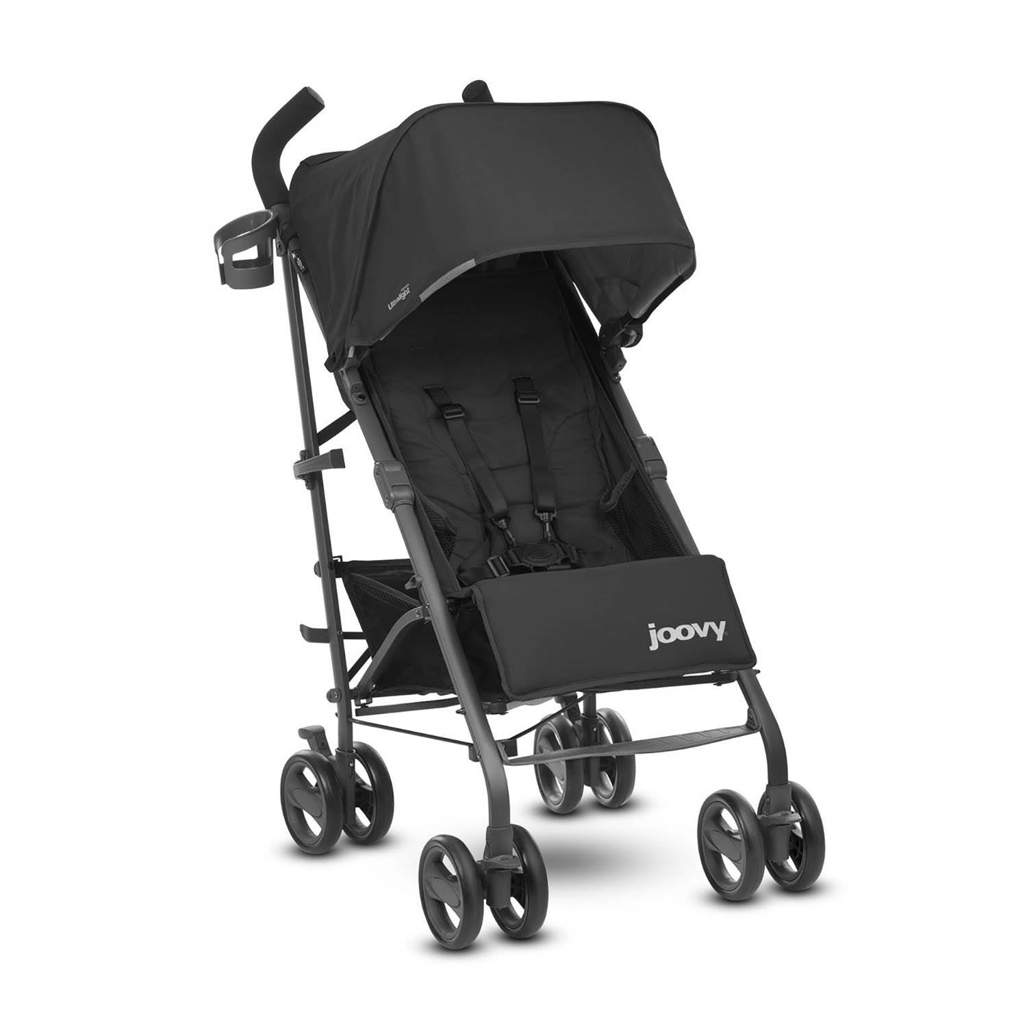 Joovy Groove Ultralight Compact Umbrella Canopy Baby Stroller, Black (Used)