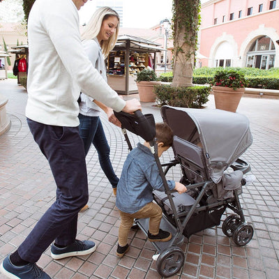 Joovy Caboose Ultralight Stand-On Tandem Canopy Stroller, Charcoal (Open Box)