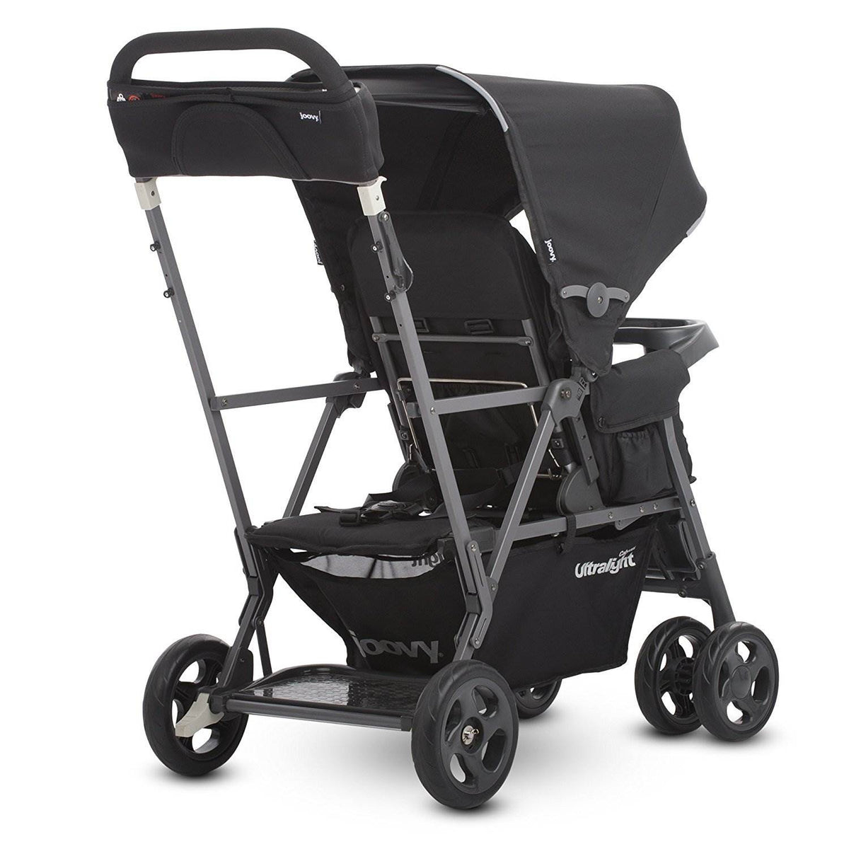 Joovy Caboose Ultralight Stand-On Tandem Lightweight Stroller, Black | Open Box