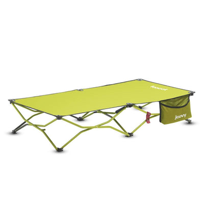 Joovy Kid Outdoor Portable Travel Sleeping Bed Camping Cot, Green (Open Box)