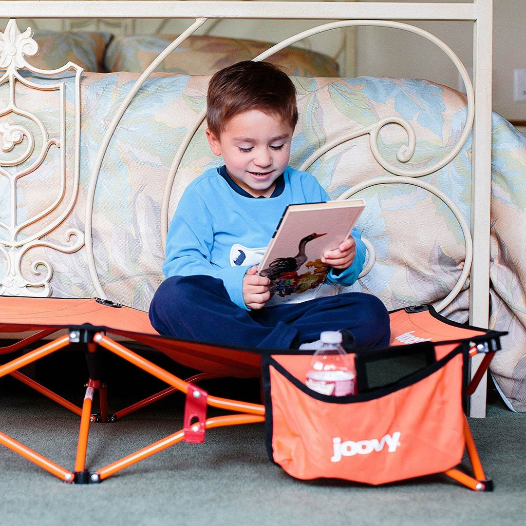 Joovy Kid Outdoor Portable Travel Sleeping Bed Camping Cot, Green (Open Box) - VMInnovations