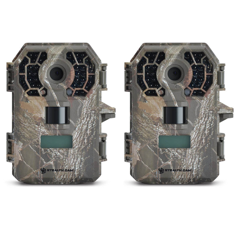 Stealth Cam 10 MP HD Video Infrared No Glow Hunting Game Trail Camera (2 Pack)
