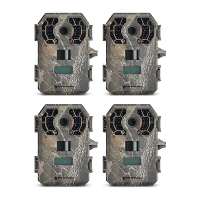 Stealth Cam 10 MP HD Video No Glow Hunting Scouting Game Trail Camera (4 Pack)