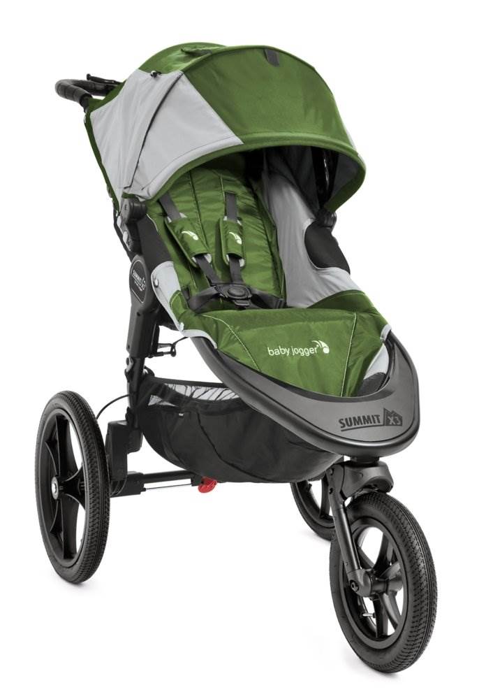 Baby Jogger Summit Terrain X3 Single Seat Swivel Wheel Jogger, Green (Open Box)