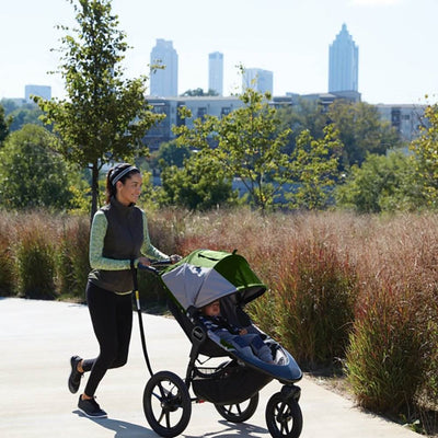Baby Jogger Summit Terrain X3 Single Seat Swivel Wheel Jogger, Green (Open Box)