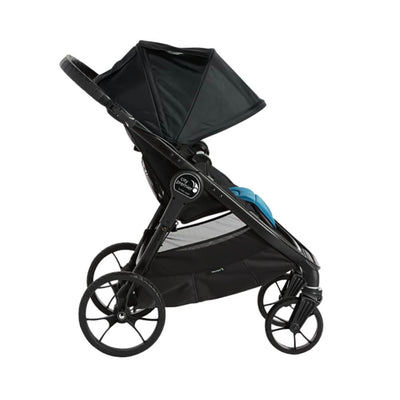 Baby Jogger Front/Rear Facing Reclining Stroller, Black & Teal | Open Box