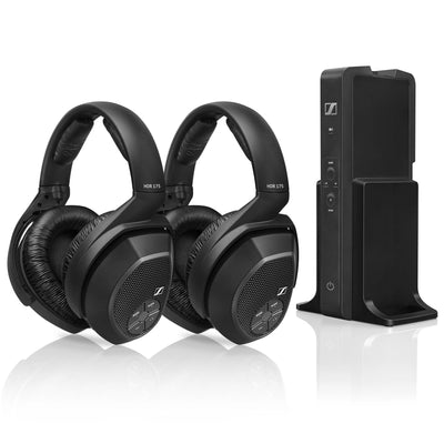 Sennheiser RS175 Over-Ear Wireless Headphone Charging System + HDR175 Headphones