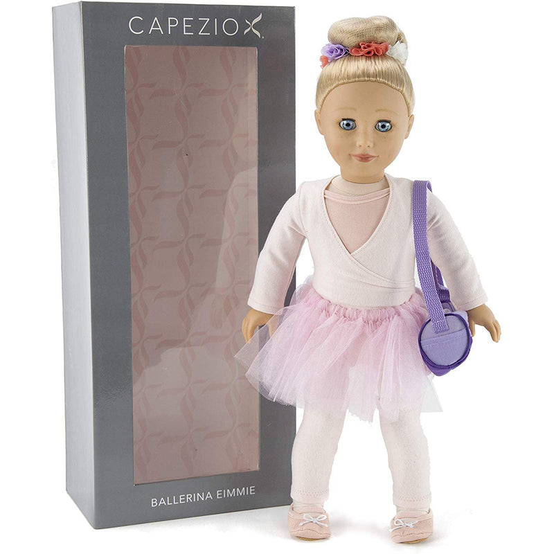 Playtime by Eimmie 18 Inch Capezio Ballerina Doll with Matching Dance Bag & Tutu