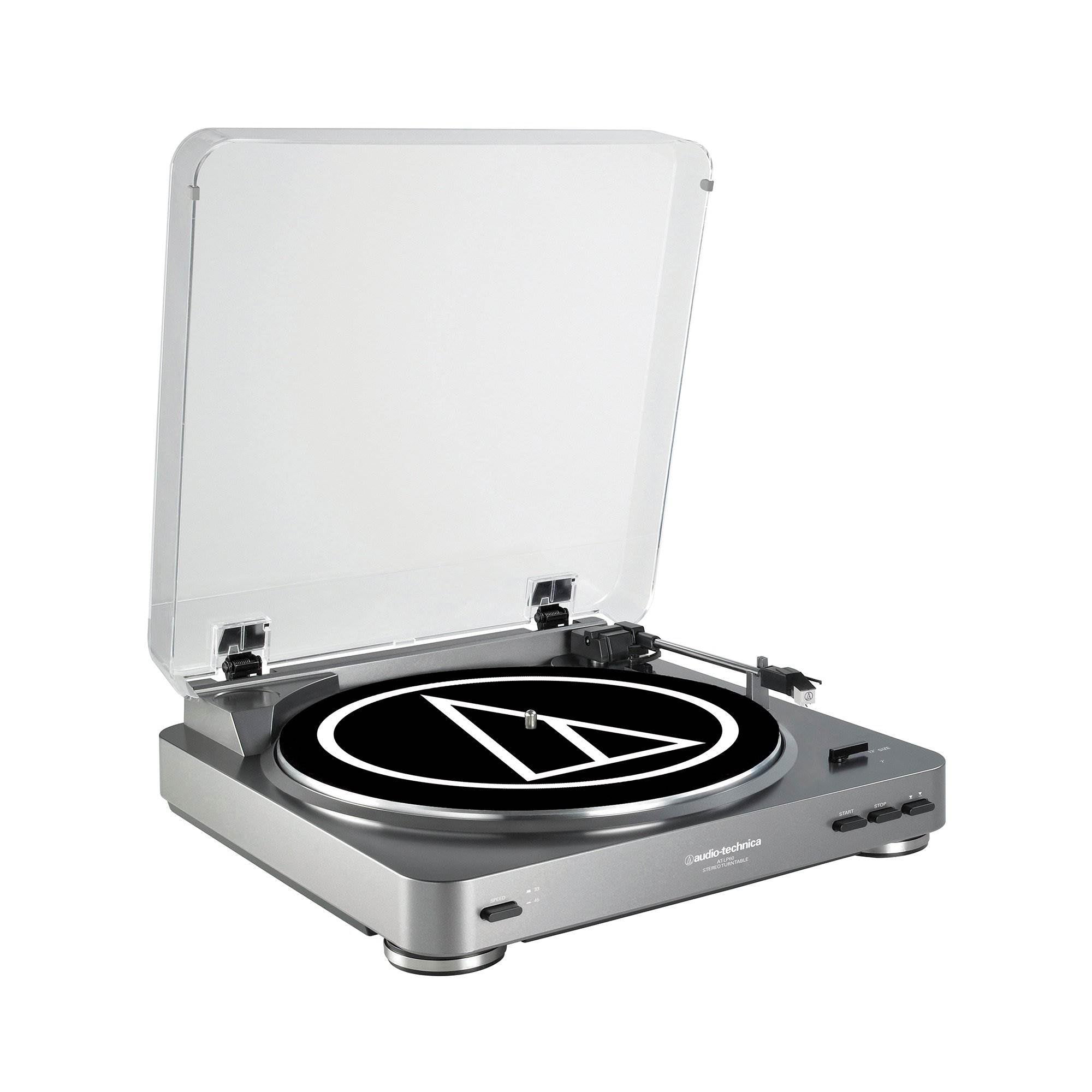 Audio Technica Fully Automatic Stereo Record Player Turntable, Silver (Used)