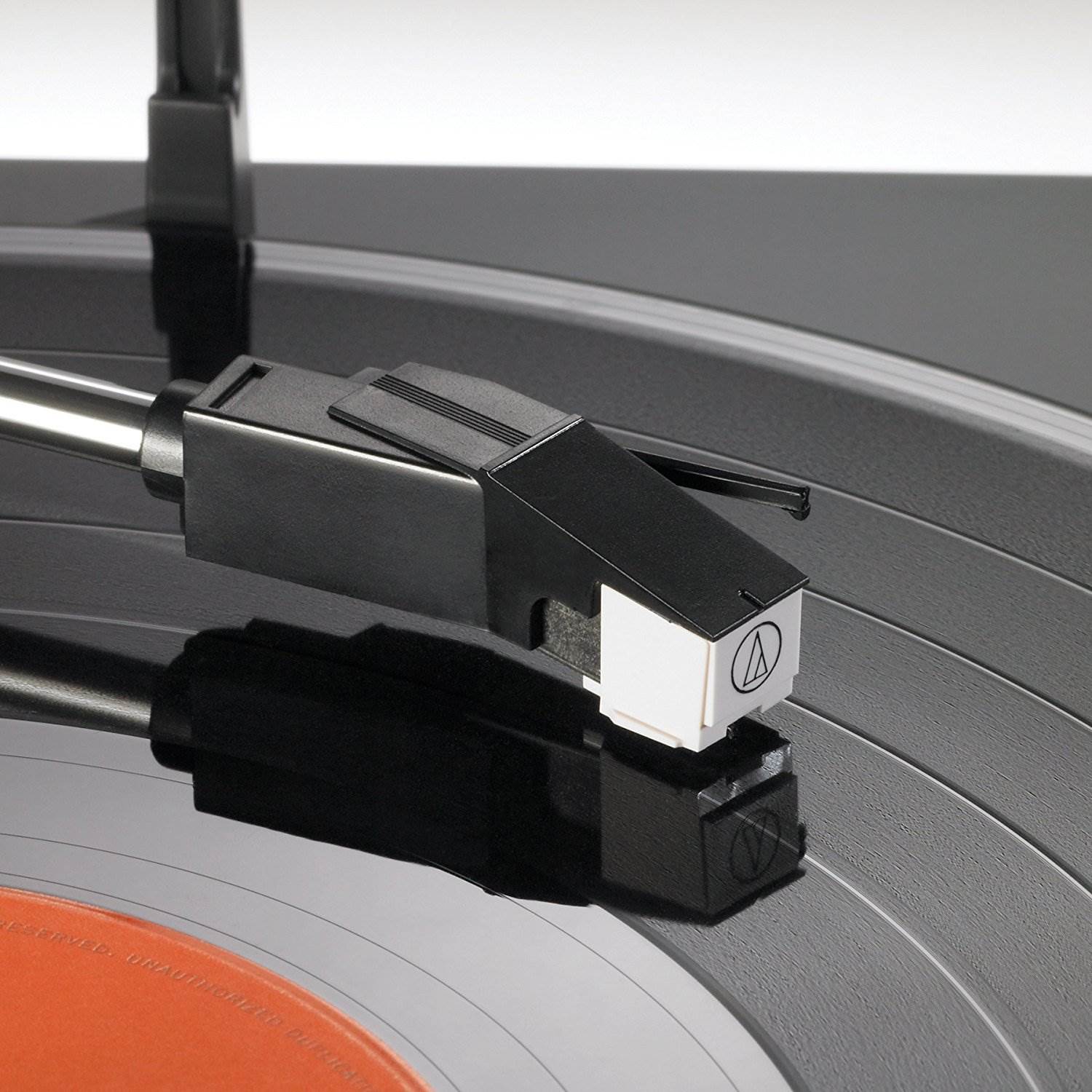 Audio Technica Fully Automatic Stereo Record Player Turntable, Silver (Open Box)