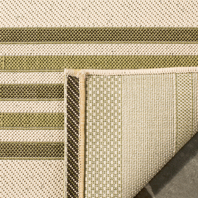 Safavieh Courtyard Beige/Green 5' x 8' Indoor/Outdoor Patio Area Rug (Open Box)