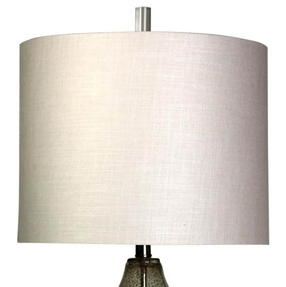 Abode 84 27.5" Contemporary Antique Mercury Glass Designer Table Accent Lamp