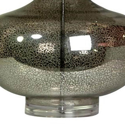 Abode 84 27.5" Contemporary Antique Mercury Glass Designer Table Accent Lamp