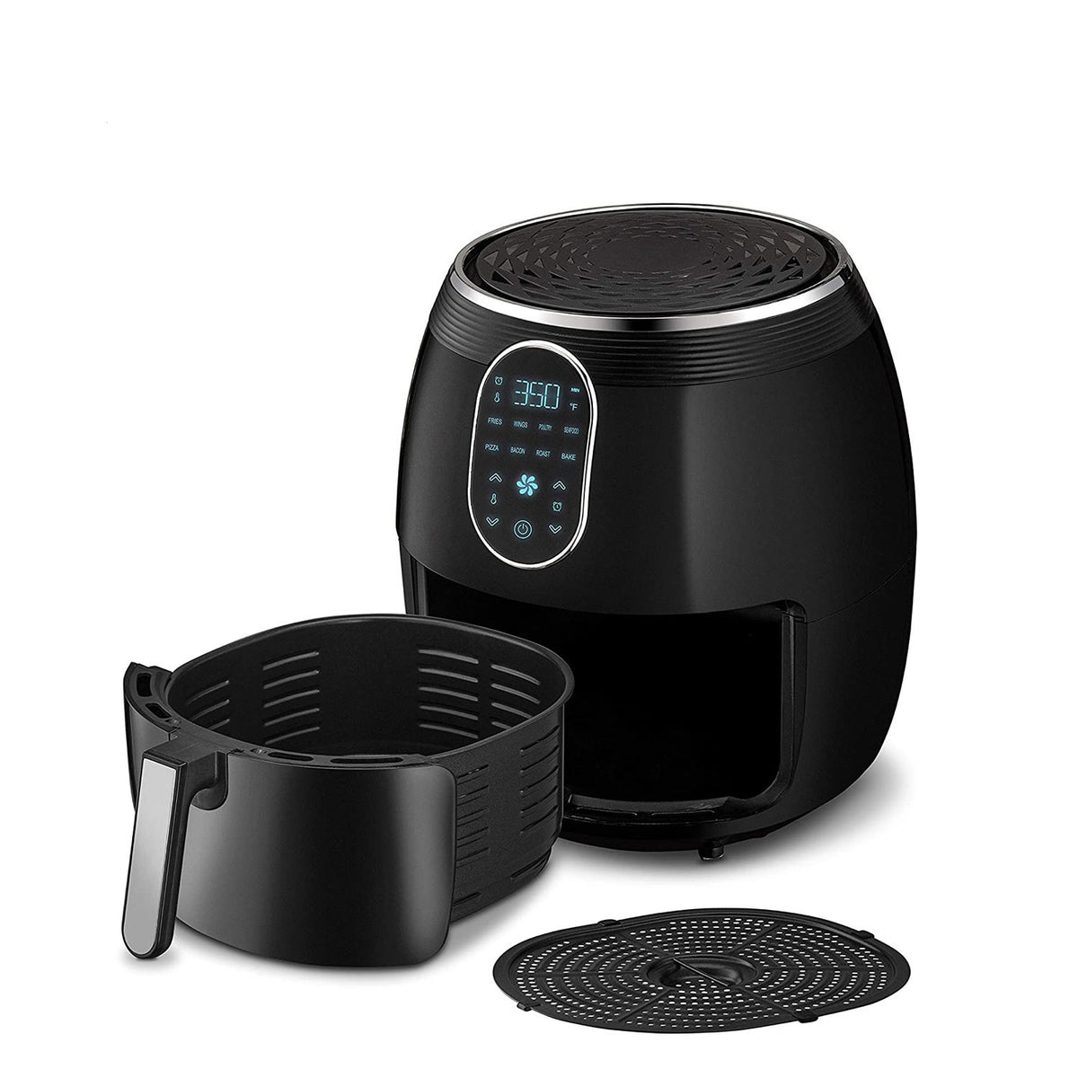 Gourmia 4 Quart Oil Free Digital Fry Air Fryer (Certified Refurbished)(Open Box)