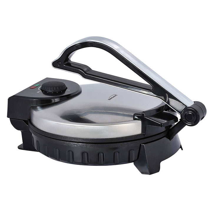 Brentwood Stainless Steel Non-Stick Electric Tortilla Warmer Maker (Open Box)