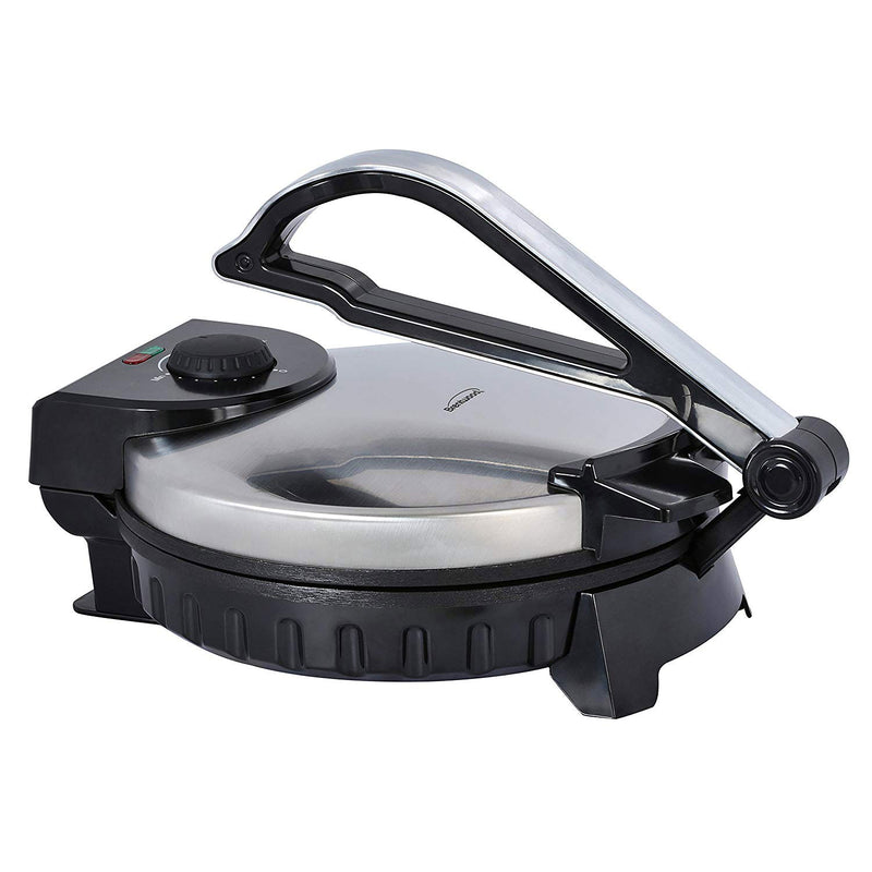 Brentwood Stainless Steel Non-Stick Electric Tortilla Warmer Maker, 10&